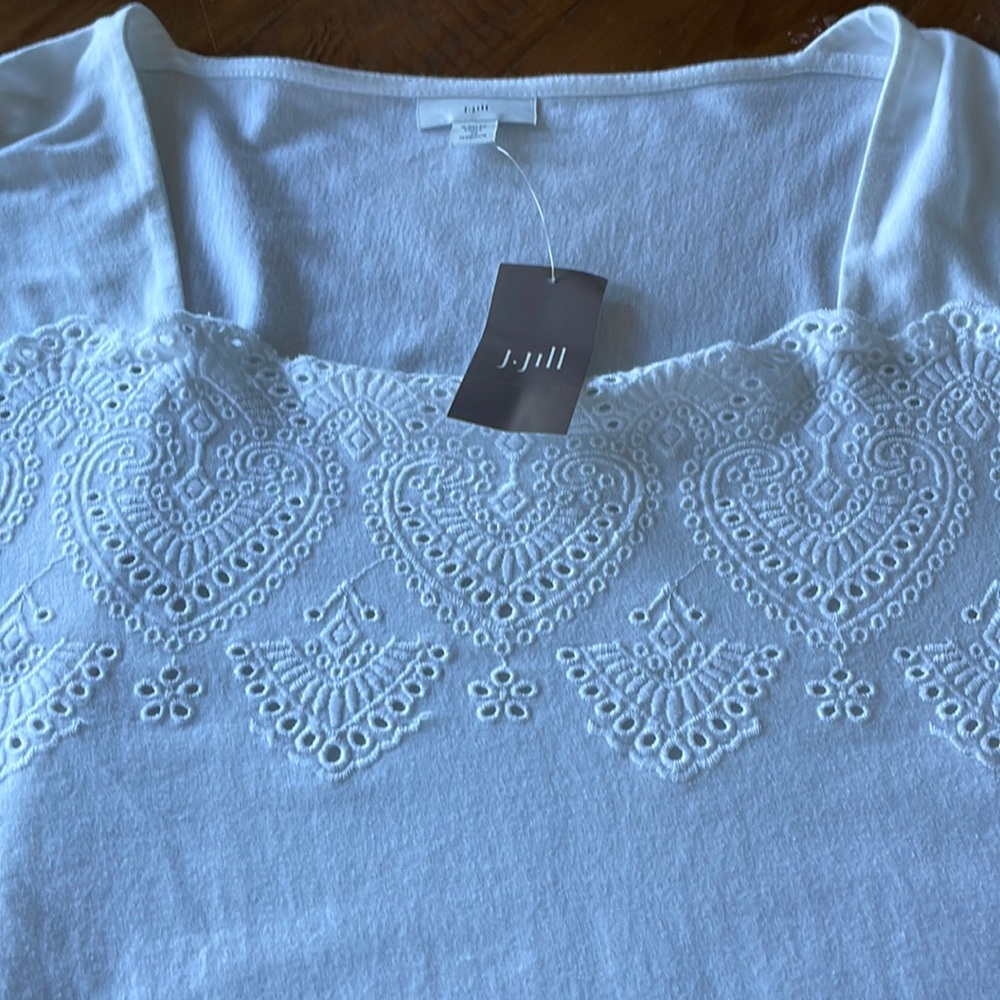 J.Jill White Tee